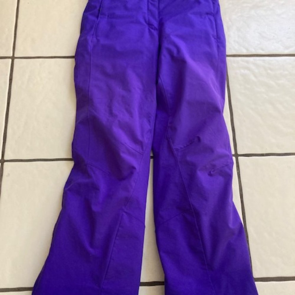 Youth Sized, Fits Petite Adult Female Purple Ski Pants